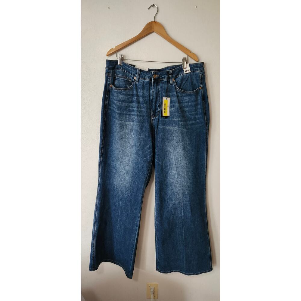 Judy Blue‎ Lux Tummy Control Retro Wide Leg Jeans Women's 22W NWT - Picture 4 of 10